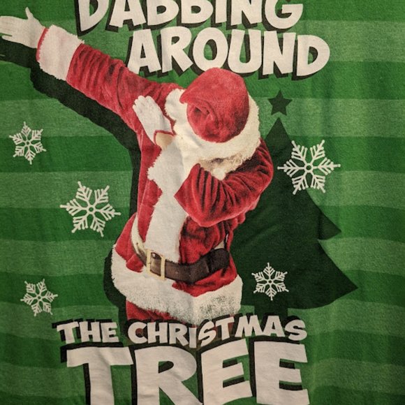 Boys Graphic T-Shirt "Dabbing around the Christmas Tree" - Christmas Saying - Picture 2 of 5